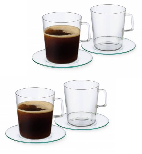 SIMAX 8tlg. Set  Erspressotassen aus Glas